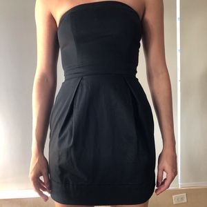 French Connection Strapless Black Dress